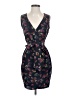 ASOS 100% Polyester Floral Black Cocktail Dress Size 4 - photo 1