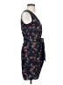 ASOS 100% Polyester Floral Black Cocktail Dress Size 4 - photo 4