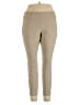 Christopher & Banks Solid Tan Active Pants Size 14 - photo 1