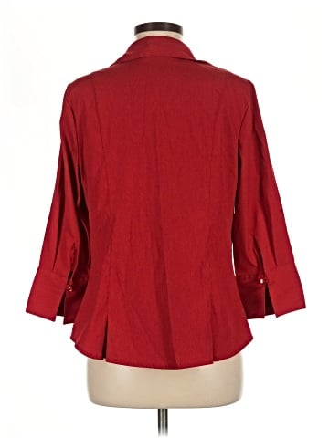 Cato 3/4 Sleeve Button-Down Shirt (view 2)