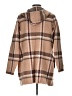 Tahari Plaid Tan Coat Size L - photo 2