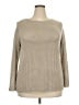 Relativity 100% Acrylic Tan Pullover Sweater Size 2X - photo 1
