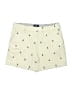 British Khaki Print Ivory Khaki Shorts Size 6 - photo 1