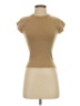 Zara Tan Short Sleeve Top Size S - photo 1