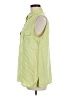 Assorted Brands 100% Silk Green Sleeveless Silk Top Size M - photo 5