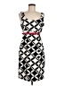 Maurices 100% Polyester Graphic Black Cocktail Dress Size 9 - 10 - photo 1