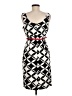 Maurices 100% Polyester Graphic Black Cocktail Dress Size 9 - 10 - photo 2