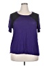 MICHAEL Michael Kors Purple Short Sleeve Top Size 2X - photo 1