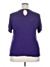 MICHAEL Michael Kors Purple Short Sleeve Top Size 2X - photo 2