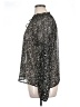Veronica M. 100% Polyester Silver Long Sleeve Blouse Size XL - photo 5