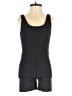Yogalicious Solid Black Romper Size XS - photo 1