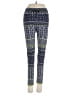 The Upside Print Blue Active Pants Size XXS - photo 1