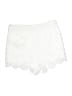 Assorted Brands 100% Polyester White Ivory Shorts Size S - photo 2