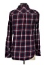True Religion Plaid Burgundy Long Sleeve Button-Down Shirt Size S - photo 2
