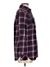 True Religion Plaid Burgundy Long Sleeve Button-Down Shirt Size S - photo 4