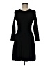 Joie Solid Black Casual Dress Size M - photo 1