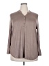 RDI Gray Long Sleeve Henley Size 2X - photo 1