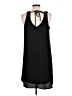 Bobeau Solid Black Casual Dress Size L - photo 2