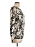 Amicale 100% Cashmere Animal Print Ivory Cashmere Pullover Sweater Size L - photo 4