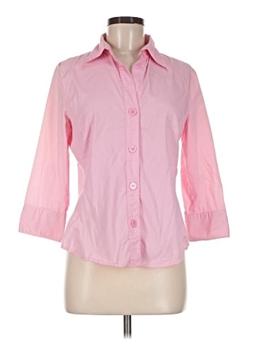 George 3/4 Sleeve Button-Down Shirt (view 1)