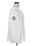 Peach White Short Sleeve Blouse Size 1X - photo 4
