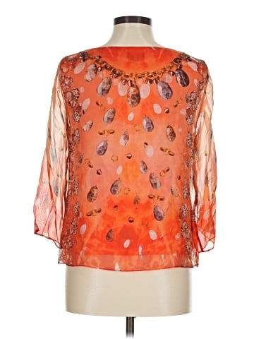 Worth New York 3/4 Sleeve Silk Top (view 2)