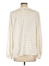 Talbots Polka Dots Ivory Long Sleeve Blouse Size XL - photo 2