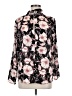 Allison Joy 100% Polyester Floral Black Long Sleeve Blouse Size M - photo 1