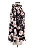 Allison Joy 100% Polyester Floral Black Long Sleeve Blouse Size M - photo 4