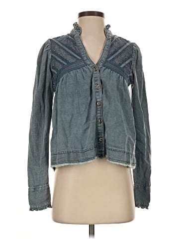 Pilcro Long Sleeve Blouse (view 1)