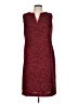 Ann Taylor Tweed Red Cocktail Dress Size 12 (tall) - photo 1