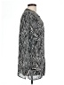 First Issue by Liz Claiborne 100% Polyester Animal Print Silver Long Sleeve Blouse Size 12 - photo 4