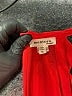 Monteau 100% Polyester Red Sleeveless Blouse Size M - photo 7