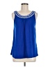 Carolyn Taylor Blue Tank Top Size M - photo 1