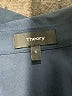 Theory Blue 3/4 Sleeve Button-Down Shirt Size S - photo 8
