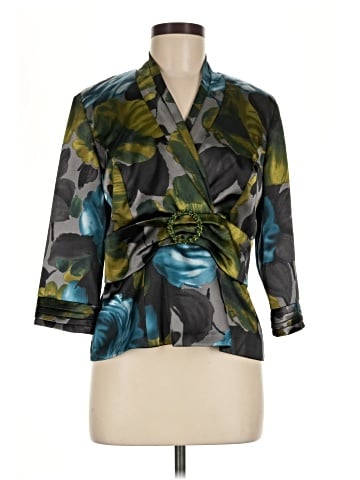 Alex Evenings 3/4 Sleeve Blouse (view 1)