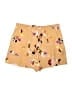 DR2 100% Polyester Floral Yellow Shorts Size XXL - photo 2