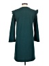 Mango Solid Teal Casual Dress Size 4 - photo 2