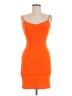 Moda International Orange Cocktail Dress Size 6 - photo 1