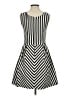 Zara Basic Chevron-herringbone Ivory Black Casual Dress Size S - photo 2