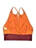 Lole Color Block Orange Swimsuit Top Size L - photo 2