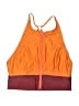 Lole Color Block Orange Swimsuit Top Size L - photo 1