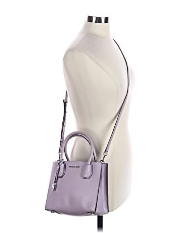 MICHAEL Michael Kors Leather Satchel (view 2)