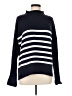Unbranded Stripes Blue Turtleneck Sweater Size M - photo 1