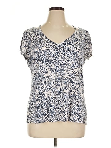 Chaps Short Sleeve Blouse (view 1)