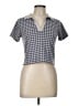 Kirious Houndstooth Blue Short Sleeve Polo Size L - photo 1