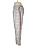 Ecru Plaid Gray Track Pants Size M - photo 5