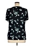 Ellos 100% Rayon Black Short Sleeve Top Size 14 - photo 2