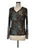 Ninety Teal Long Sleeve Blouse Size M (estimated) - photo 1