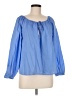 Universal Thread 100% Cotton Blue Long Sleeve Blouse Size M - photo 1